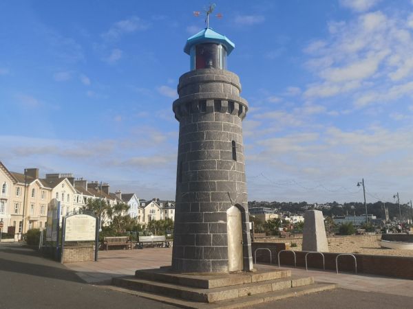 A photo of Teignmouth lighthouse